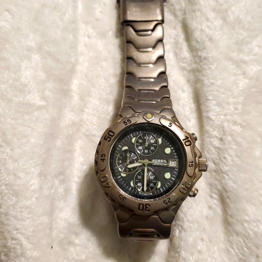 Fossil blue watch